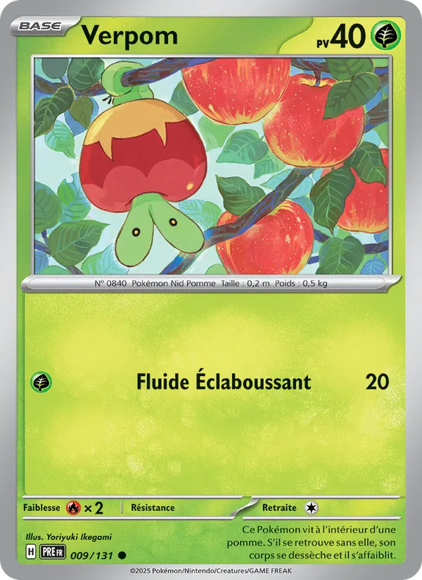Verpom 9/131 — EV08.5 – Évolutions Prismatiques — Carte Pokémon française