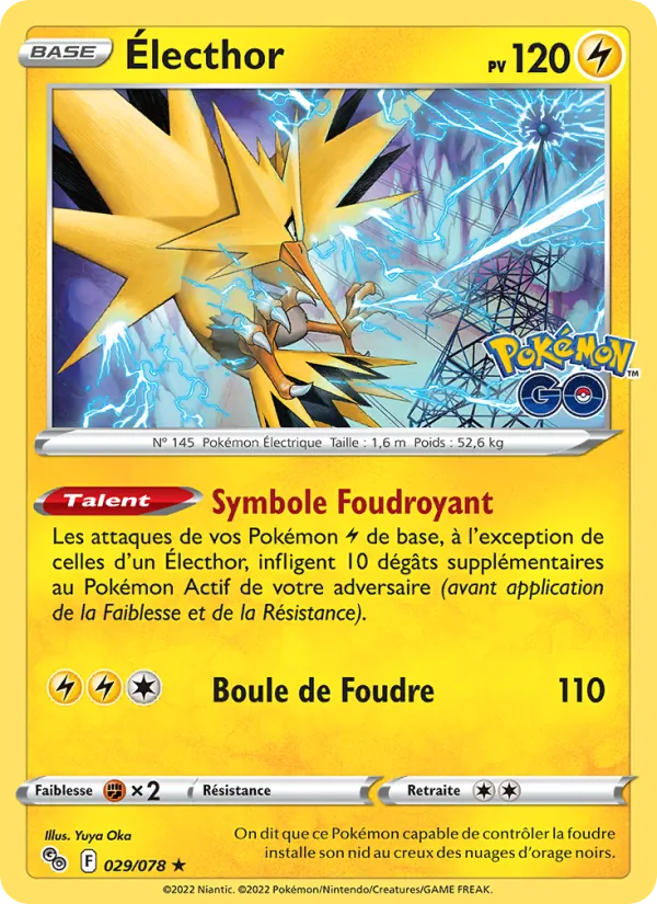 Électhor 29/78 — EB10.5 Pokemon GO
