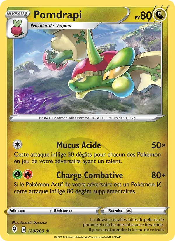 Pomdrapi 120/203 — EB07 - Evolution Céleste — Carte Pokémon française
