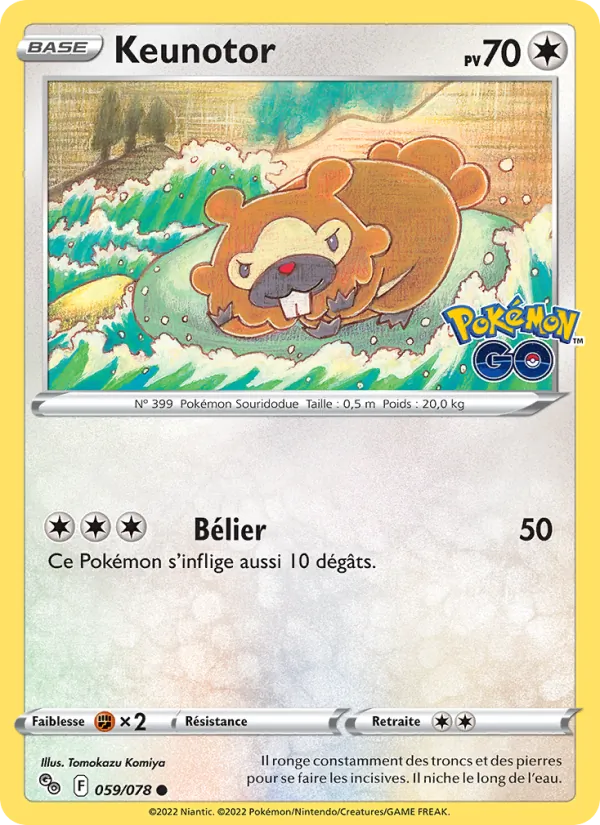 Keunotor 59/78 — EB10.5 Pokemon GO — Carte Pokémon française