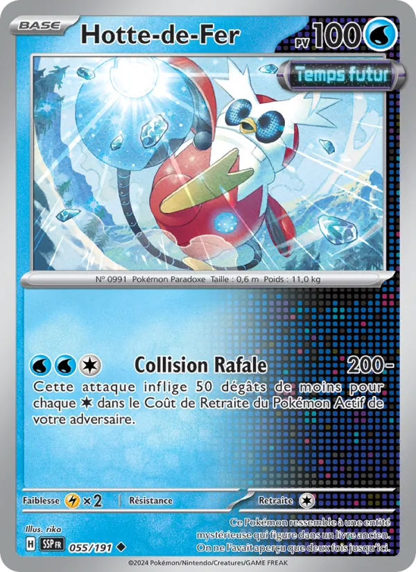 Hotte-de-Fer 55/191 — EV08 – Étincelles Déferlantes — Carte Pokémon française