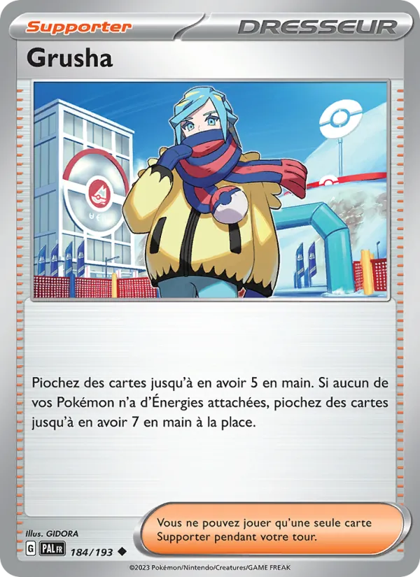 Grusha 184/193 — EV02 – Évolutions à Paldea — Carte Pokémon française