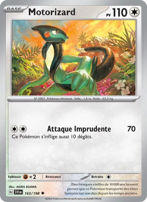 Motorizard 163/198 — EV01 – Écarlate et Violet