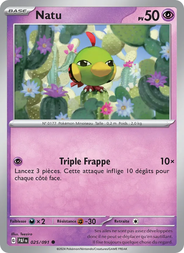 Natu 25/91 — EV04.5 – Destinées de Paldea