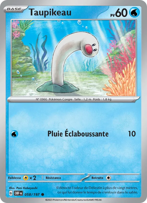 Taupikeau 58/197 — EV03 – Flammes Obsidiennes