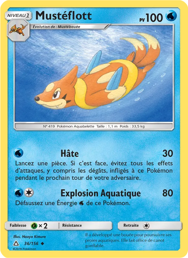 Mustéflott 36/156 — SL5 – Ultra-Prisme — Carte Pokémon française