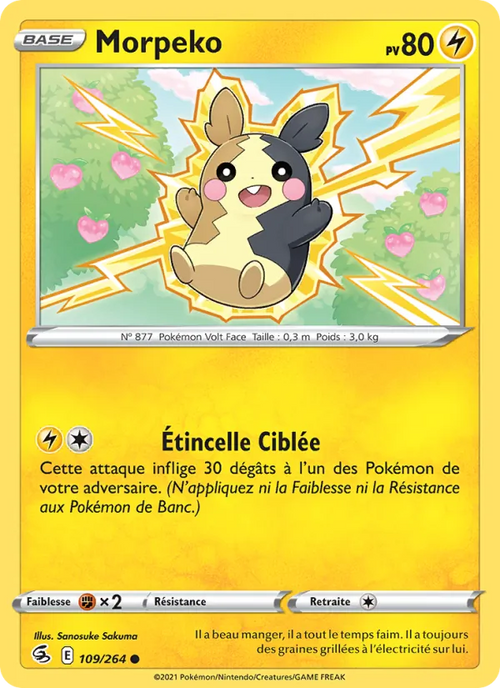 Morpeko 109/264 — EB08 - Poing de Fusion