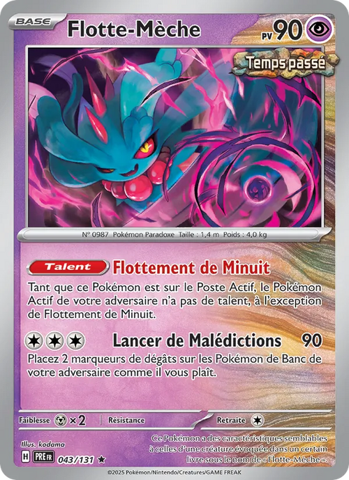 Flotte-Mèche 43/131 — EV08.5 – Évolutions Prismatiques