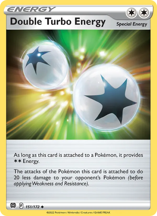 Énergie Double Turbo 151/172 — SWSH9 – Brilliant Stars