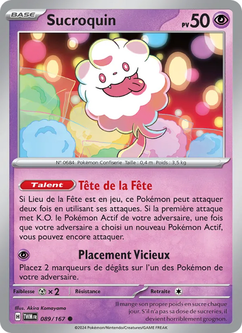 Sucroquin 89/167 — EV06 – Mascarade Crépusculaire