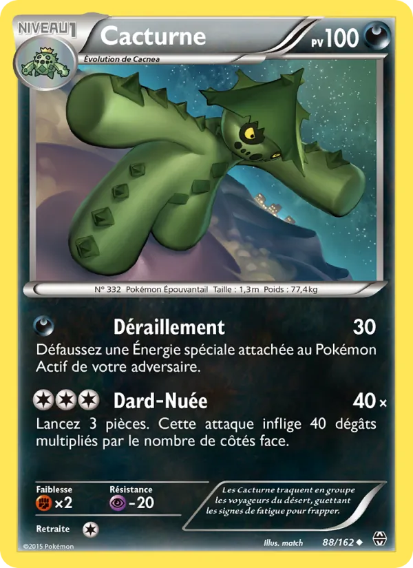 Cacturne 88/162 — XY8 – Impulsion Turbo