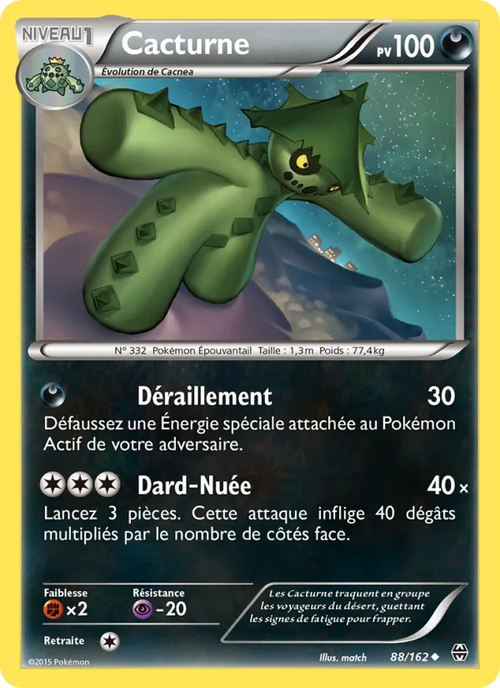Cacturne 88/162 — XY8 – Impulsion Turbo