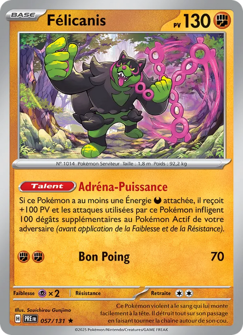 Félicanis 57/131 — EV08.5 – Évolutions Prismatiques