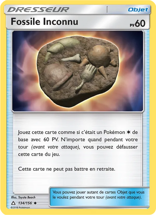 Fossile Inconnu 134/156 — SL5 – Ultra-Prisme