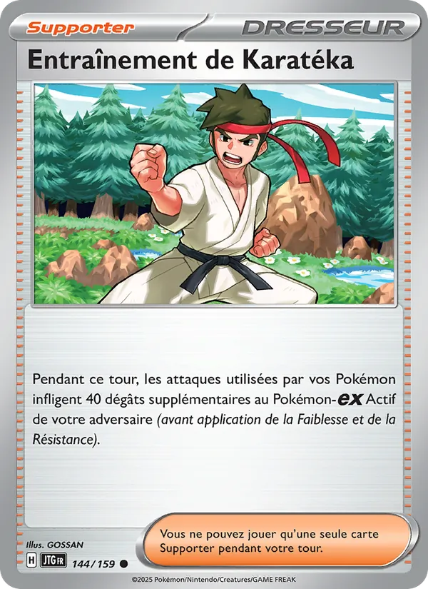 Entraînement de Karatéka 144/159 — EV09 – Aventures Ensemble — Carte Pokémon française