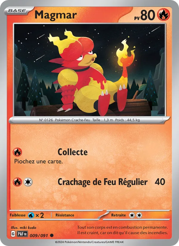 Magmar 9/91 — EV04.5 – Destinées de Paldea