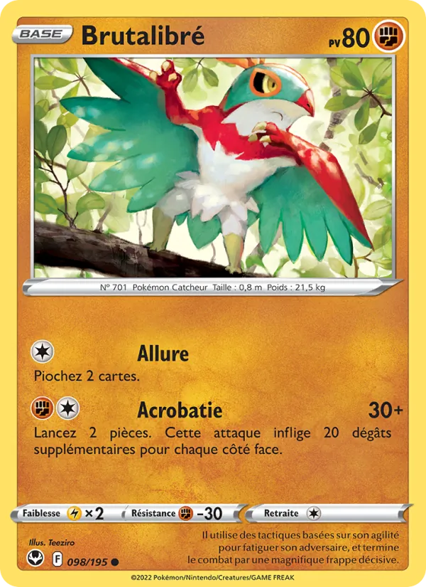 Brutalibré 98/195 — EB12 – Tempête Argentée — Carte Pokémon française