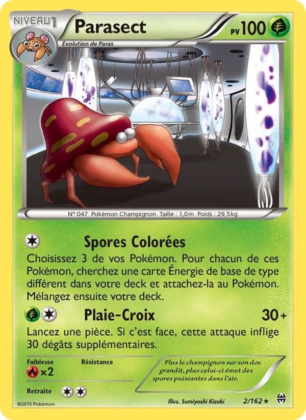 Parasect 2/162 — XY8 – Impulsion Turbo