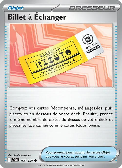 Billet à Échanger 156/159 — EV09 – Aventures Ensemble