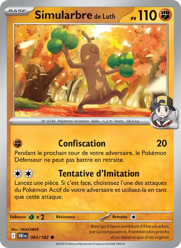 Simularbre de Luth 93/182 — EV10 – Rivalités Destinées — Carte Pokémon française