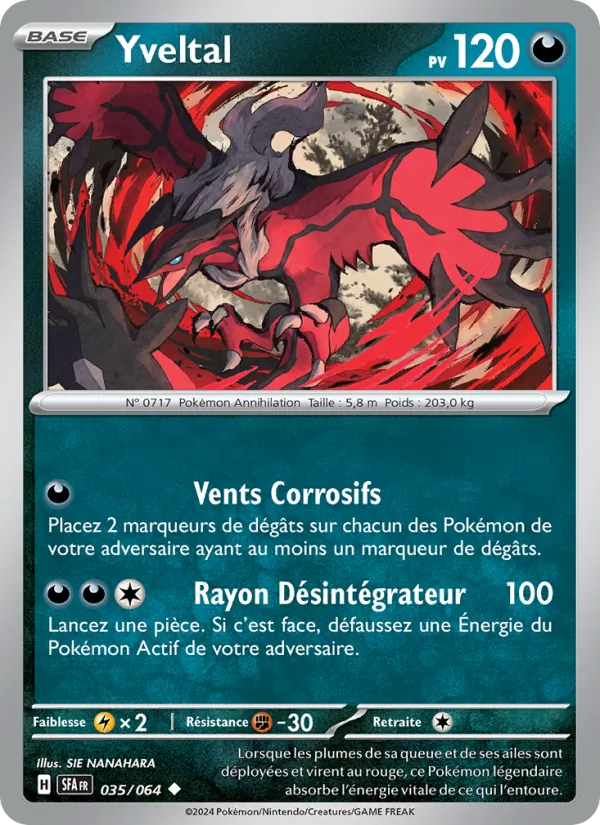 Yveltal 35/64 — EV06.5 – Fable Nébuleuse
