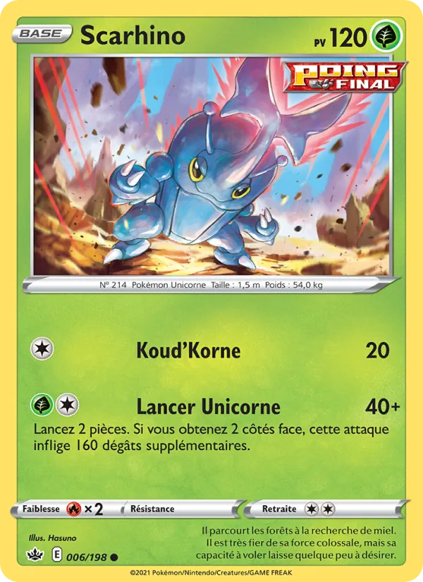 Scarhino 6/198 — EB06 – Règne de Glace