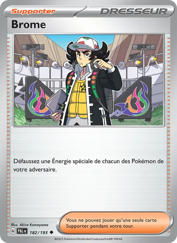 Brome 182/193 — EV02 – Évolutions à Paldea — Carte Pokémon française