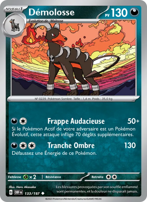 Démolosse 133/197 — EV03 – Flammes Obsidiennes