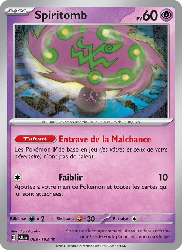 Spiritomb 89/193 — EV02 – Évolutions à Paldea