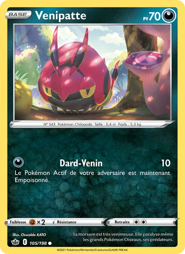 Venipatte 105/198 — EB06 – Règne de Glace