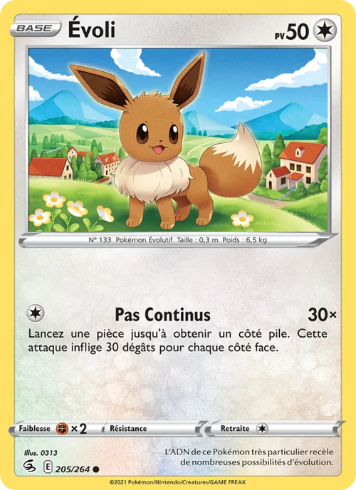Évoli 205/264 — EB08 - Poing de Fusion
