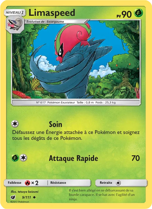 Limaspeed 9/111 — SL4 – Invasion Carmin — Carte Pokémon française