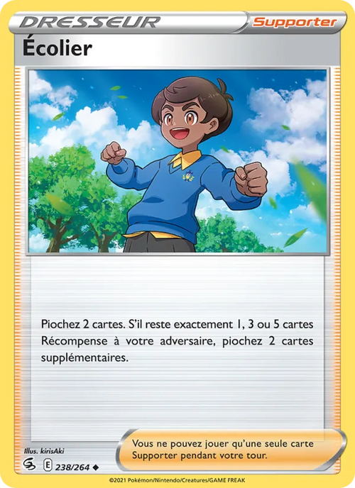 Écolier 238/264 — EB08 - Poing de Fusion