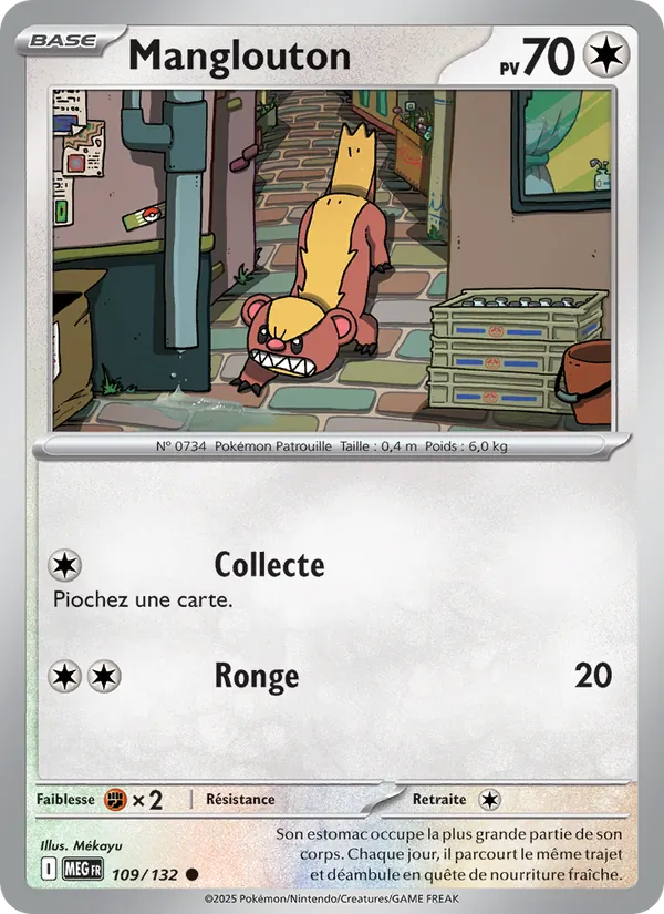 Manglouton 109/132 — ME01 — Méga-Évolution