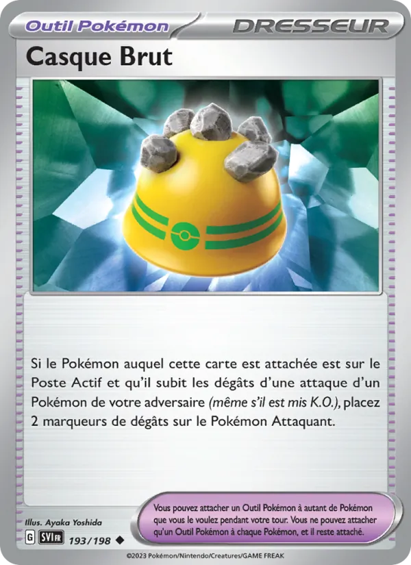 Casque Brut 193/198 — EV01 – Écarlate et Violet — Carte Pokémon française
