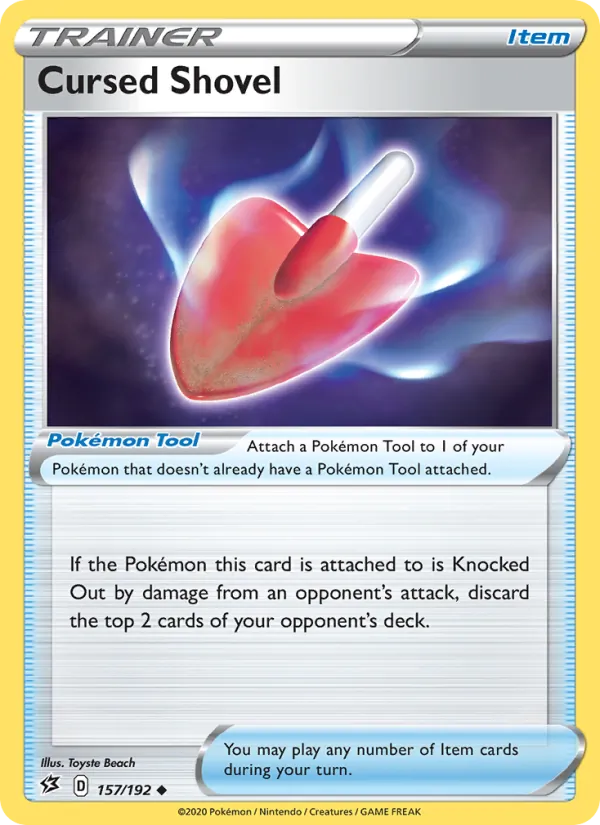 Pelle Maudite 157/192 — SWSH2 – Rebel Clash — Carte Pokémon anglaise