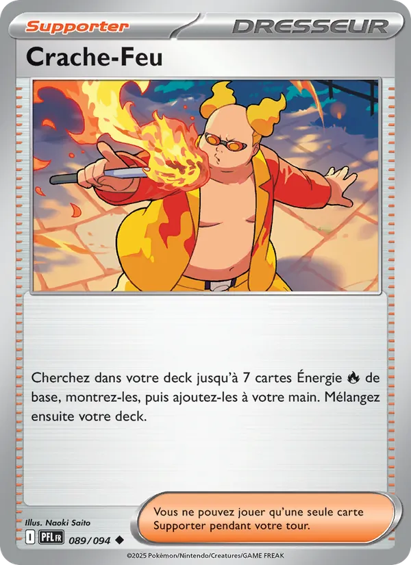 Crache-Feu 89/94 — ME02 – Flammes Fantasmagoriques — Carte Pokémon française