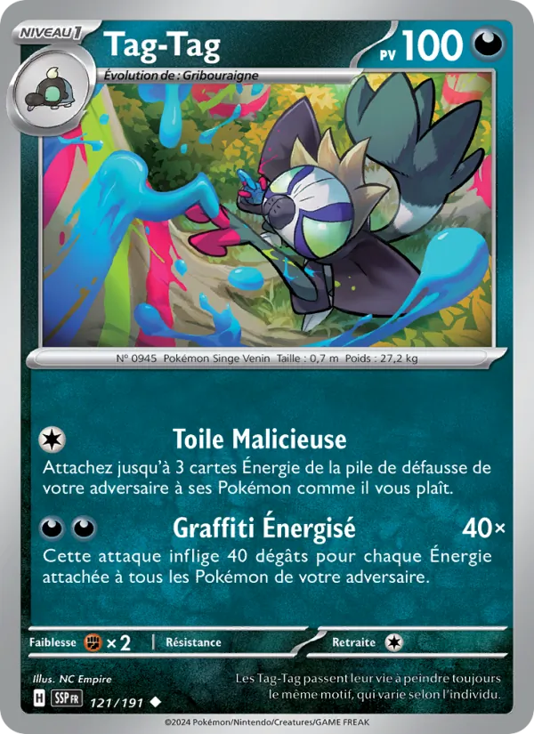 Tag-Tag 121/191 — EV08 – Étincelles Déferlantes