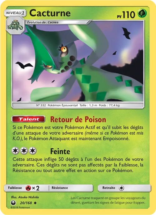 Cacturne 20/168 — SL7 – Tempête Céleste
