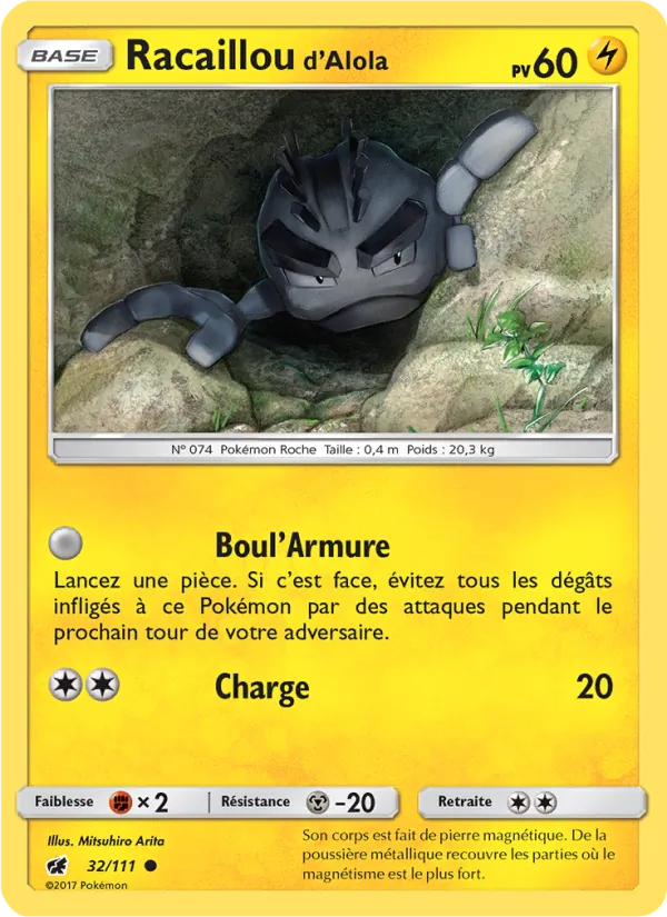 Racaillou d’Alola 32/111 — SL4 – Invasion Carmin