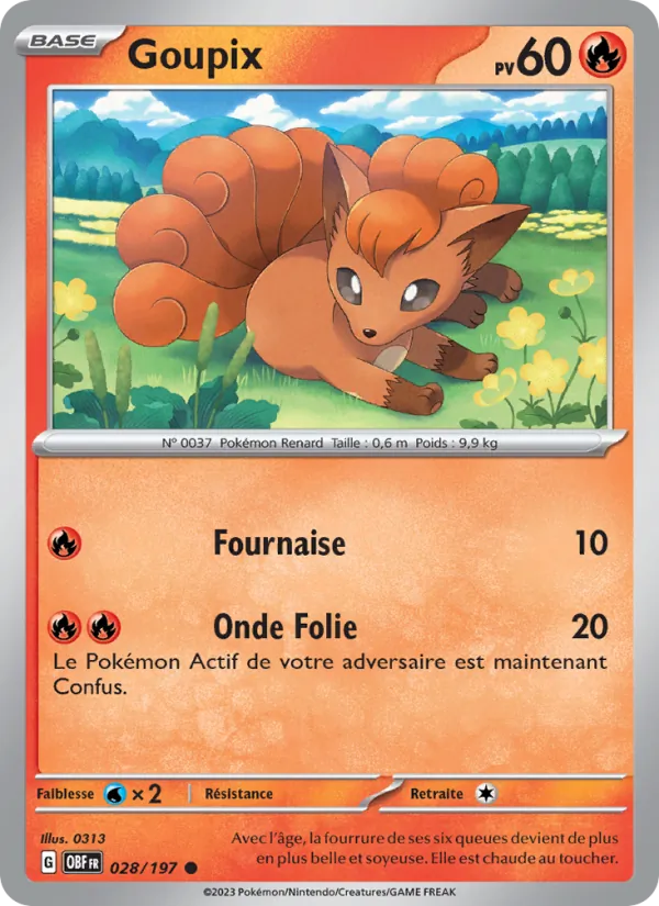 Goupix 28/197 — EV03 – Flammes Obsidiennes