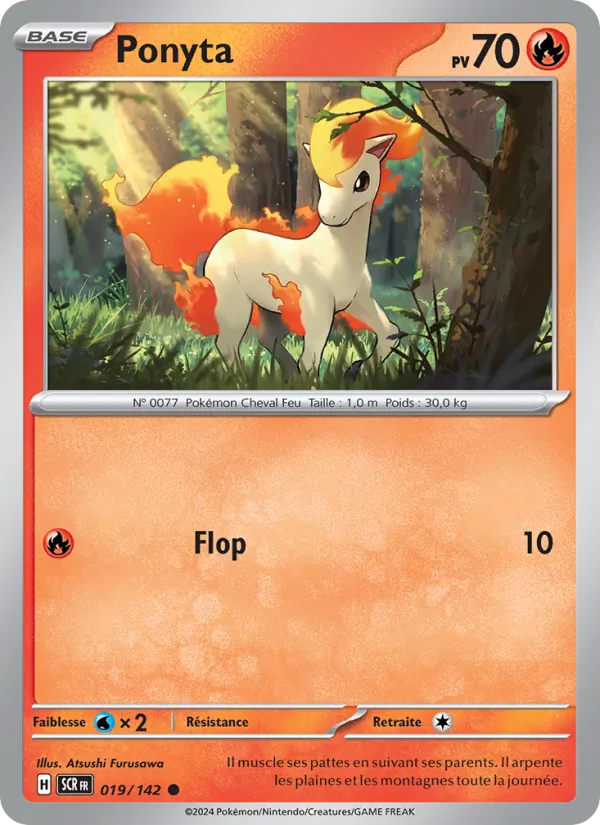 Ponyta 19/142 — EV07 — Couronne Stellaire
