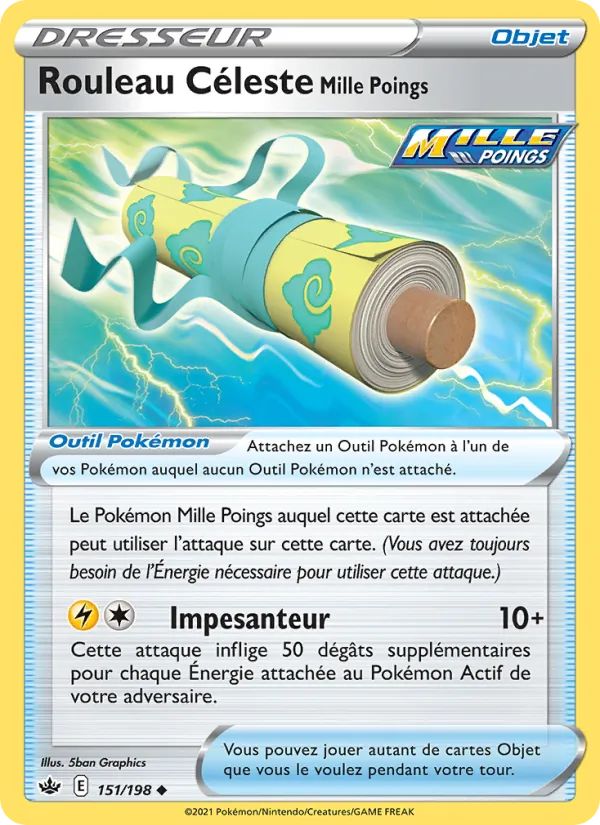 Rouleau Céleste Mille Poings 151/198 — EB06 – Règne de Glace
