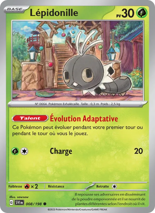 Lépidonille 8/198 — EV01 – Écarlate et Violet