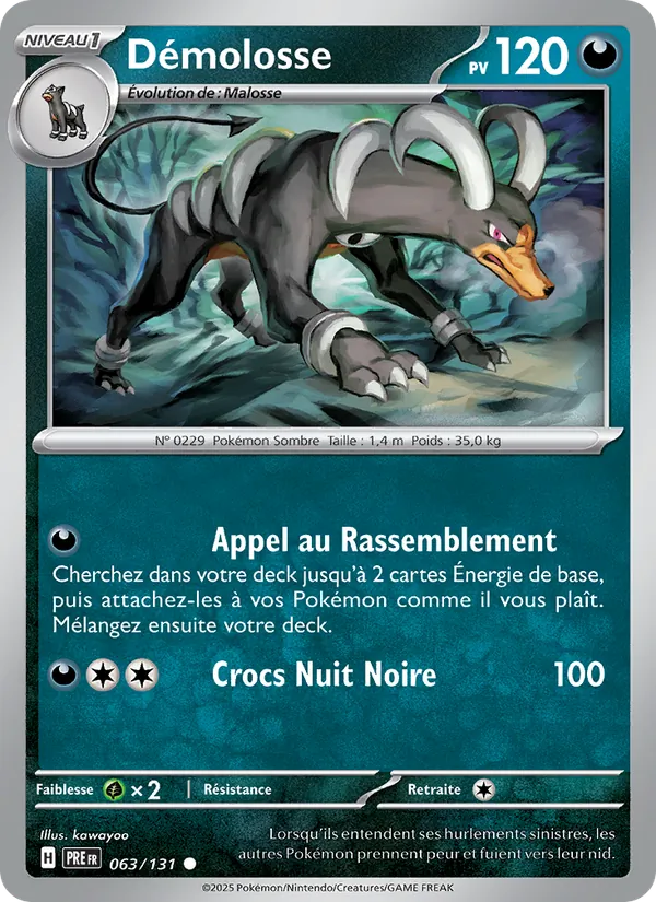 Démolosse 63/131 — EV08.5 – Évolutions Prismatiques
