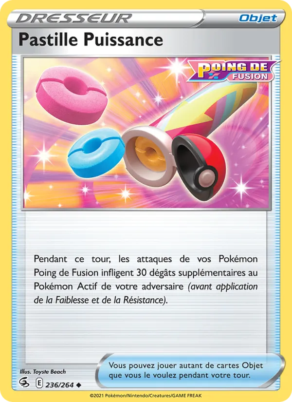 Pastille Puissance 236/264 — EB08 - Poing de Fusion