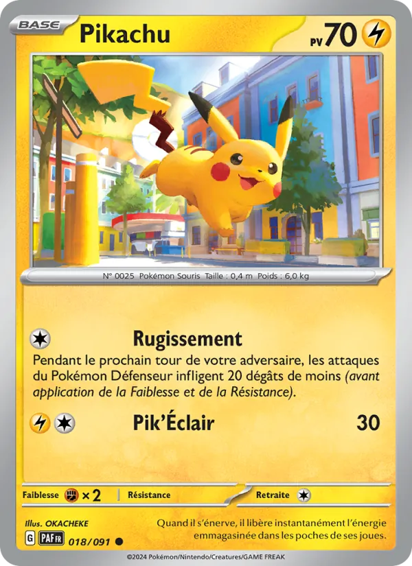 Pikachu 18/91 — EV04.5 – Destinées de Paldea