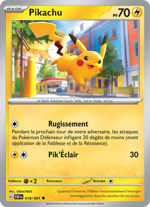 Pikachu 18/91 — EV04.5 – Destinées de Paldea