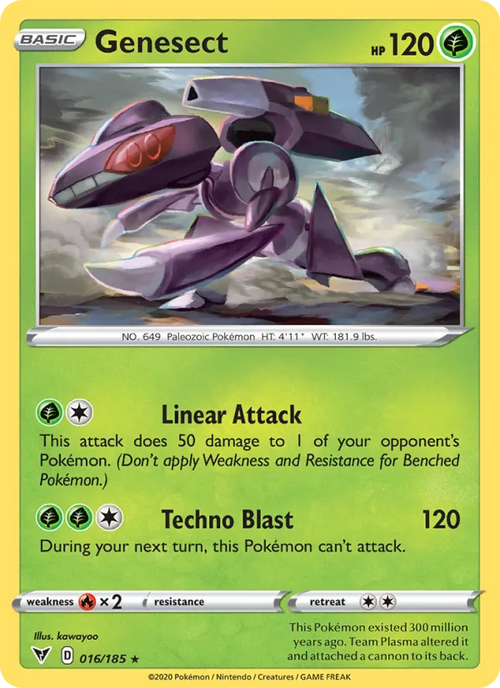 Genesect 16/185 — SWSH4 – Vivid Voltage