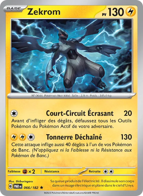 Zekrom 66/182 — EV04 – Faille Paradoxe